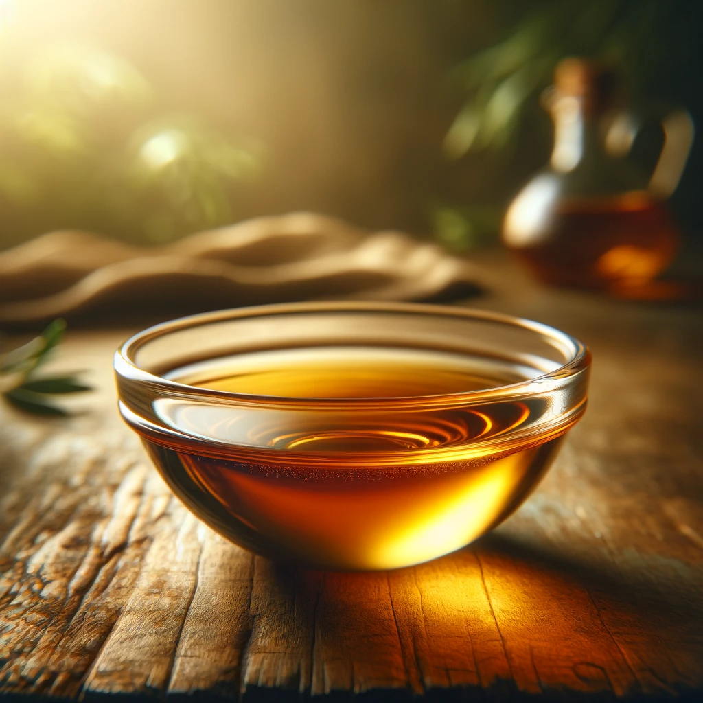 Lachsöl für Hunde in einer Schale