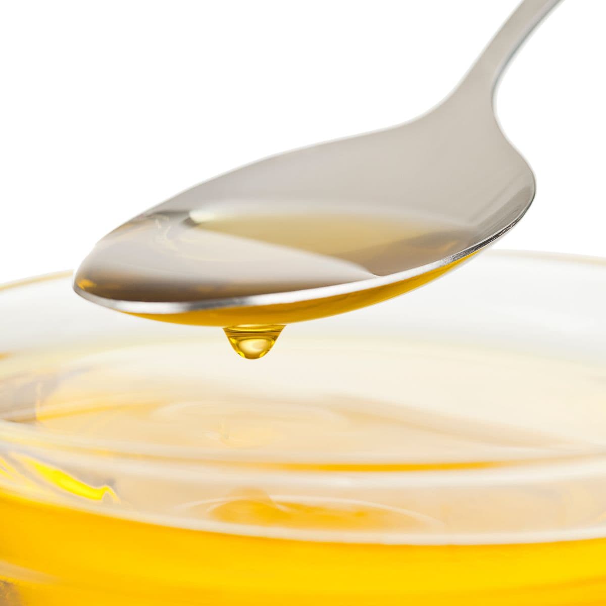 Teelöffel mit Lachsöl